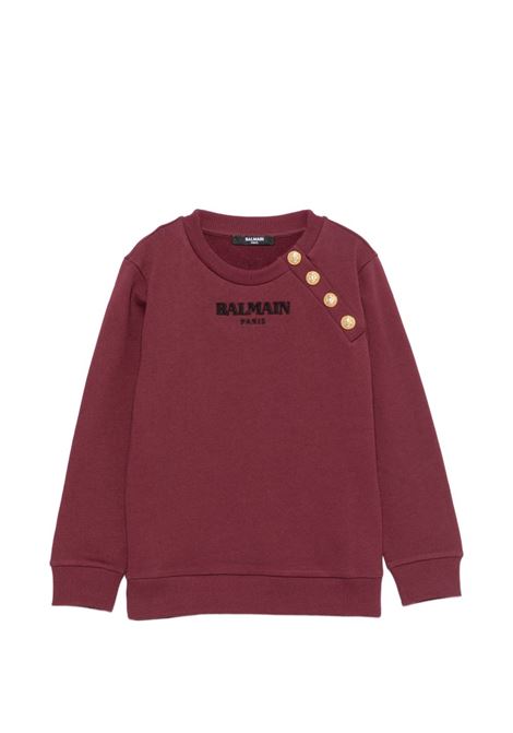 Felpa Balmain Kids BALMAIN PARIS KIDS | FELPE E TUTE | BZ4I10Z3183530OR